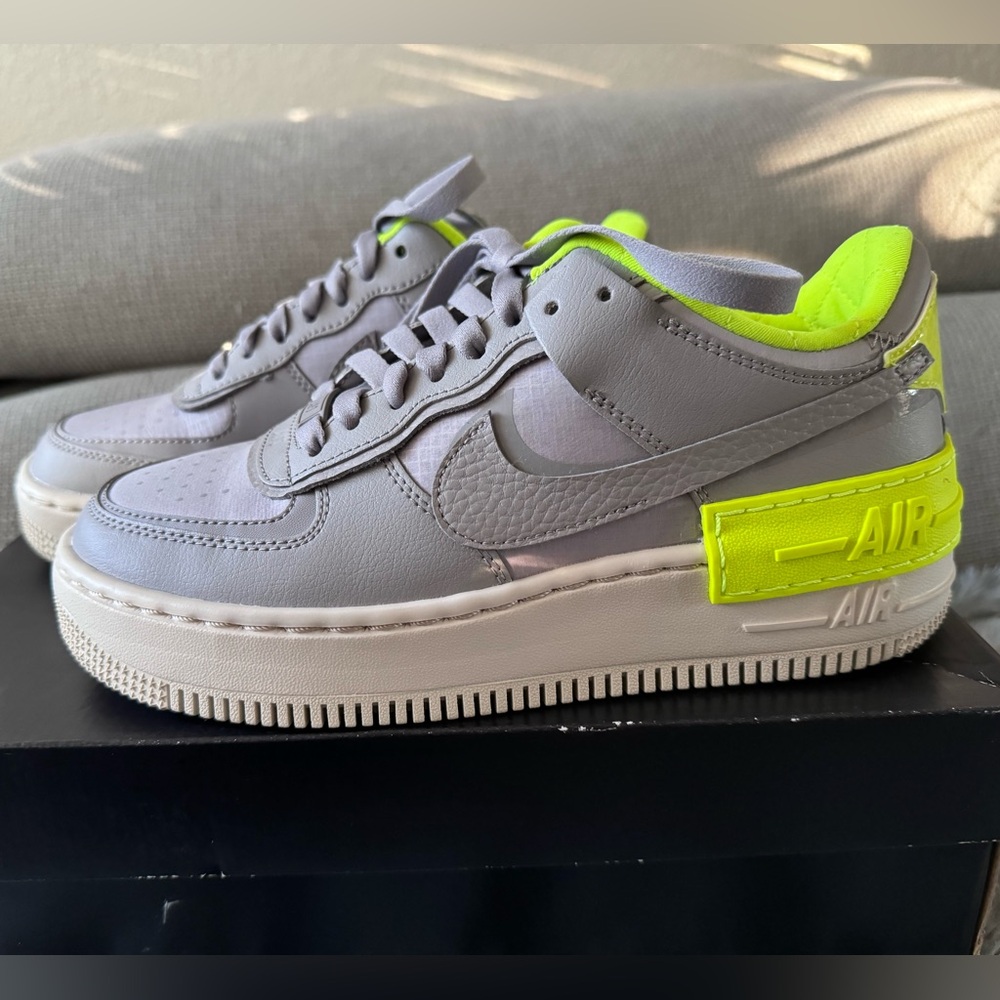 RARE Nike AF1 grey reflecting